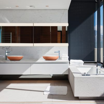 RM Living Cincinnati Modern Contemporary Bathrooms By MTI MTI4