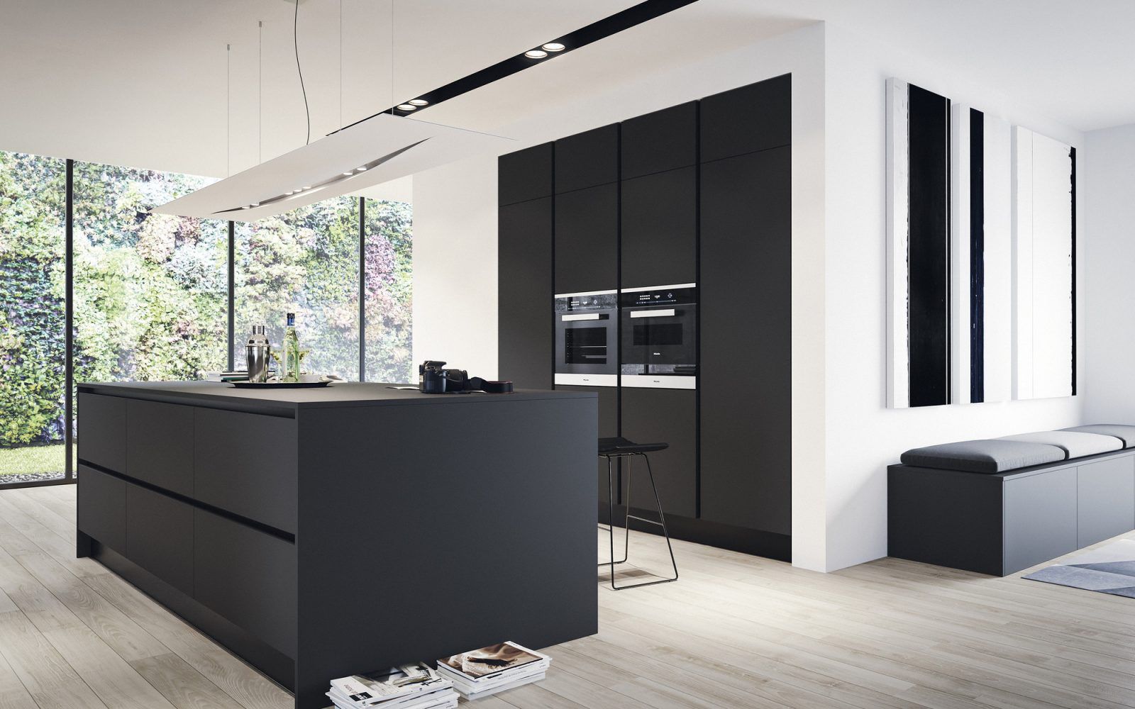 RM Living Cincinnati Contemporary Interior Design Modern Kitchen By Record