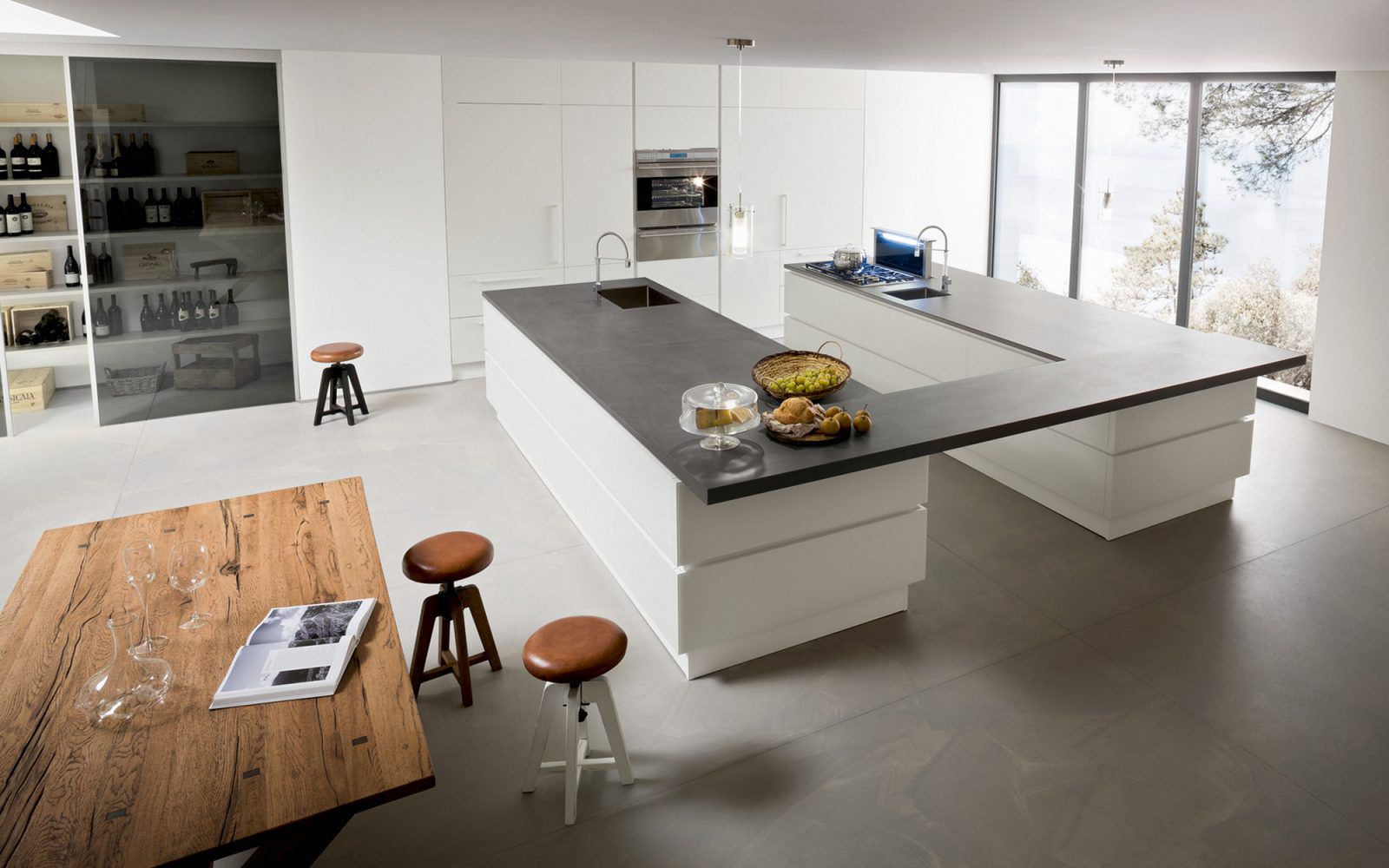RM Living Cincinnati Contemporary Interior Design Custom Kitchen By Record